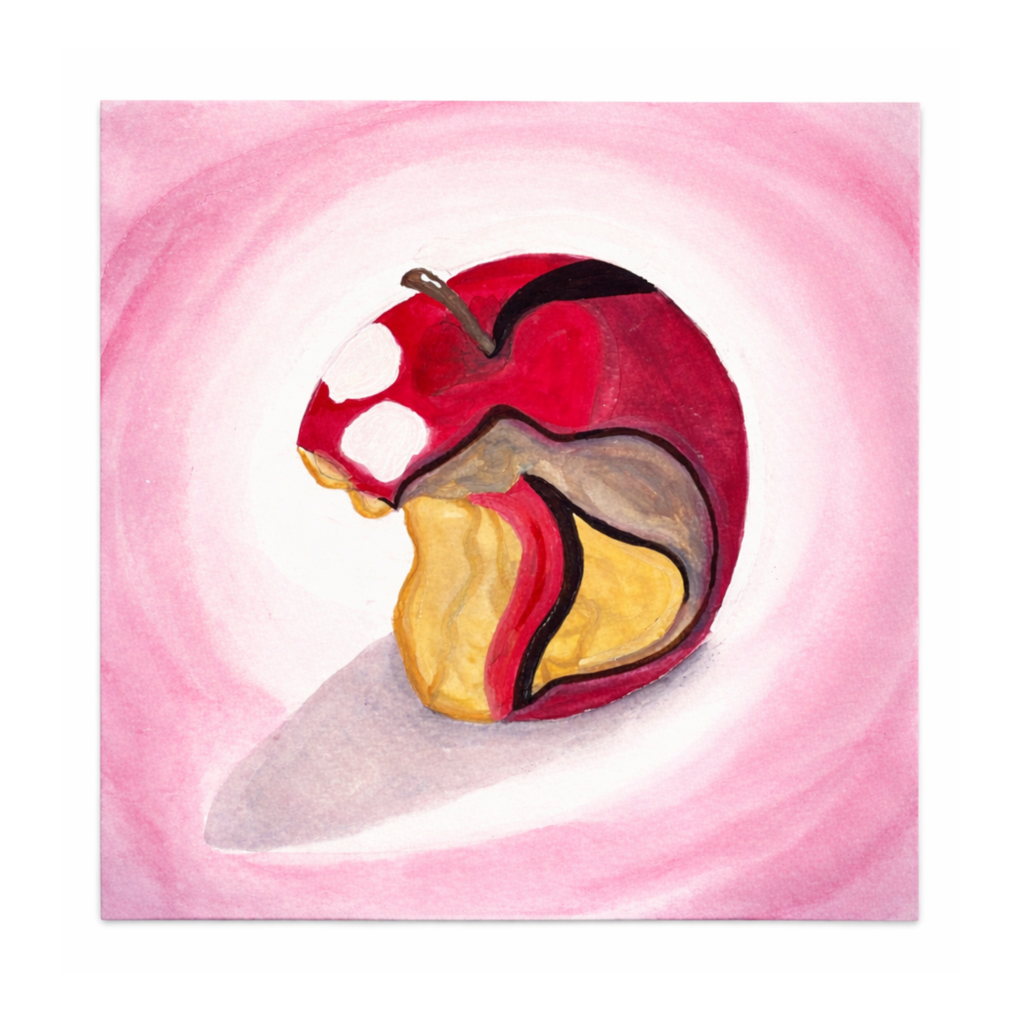 When Eve Bit The Apple, 8inx8in Print