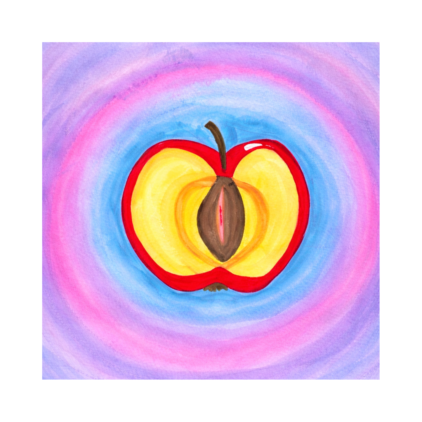 A Slice of Feeling, 8inx8in Print