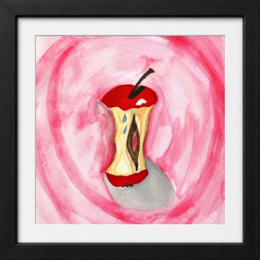 After Eve, The Apple Remains, 8inx8in