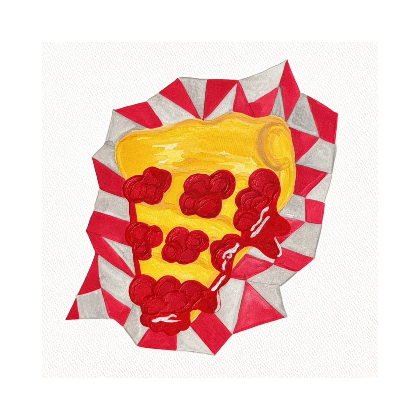 Sinful Cherries, 8inx8in Print