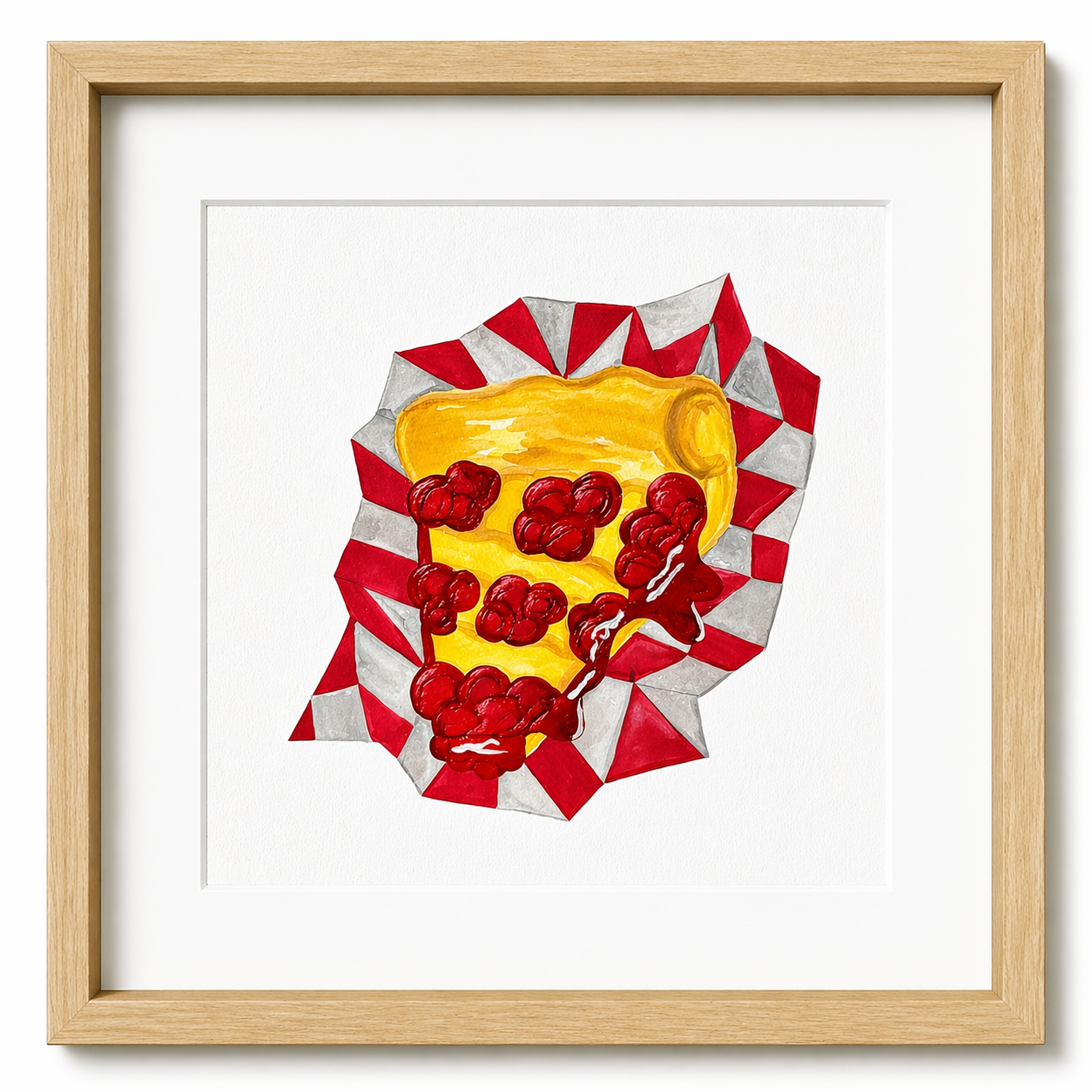 Sinful Cherries 8inx8in