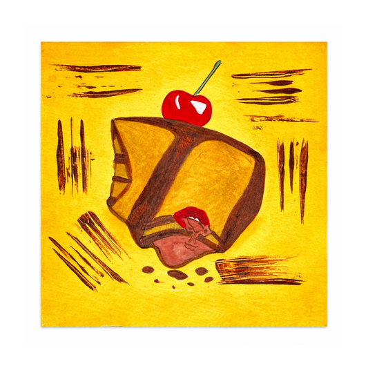 Chocolate Cake Decadent pt. 2, 8inx8in Print