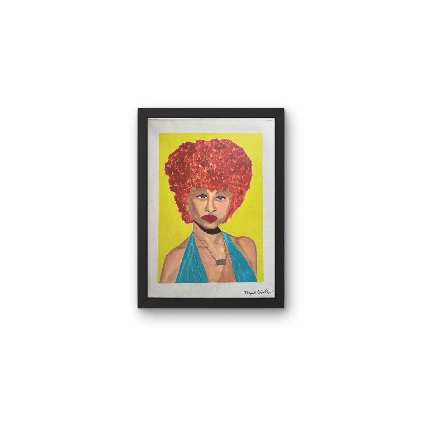 Crimson Muse, 16x20 inch Original